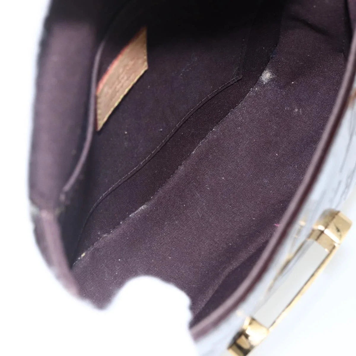 $1640 2011 LOUIS VUITTON Monogram Vernis Bellflower GM Amarante FL4111