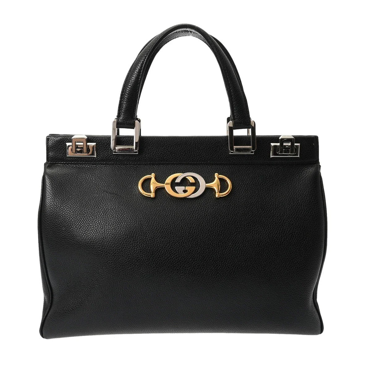 $4300 GUCCI Zumi Medium Top Handle 2-Way Bag