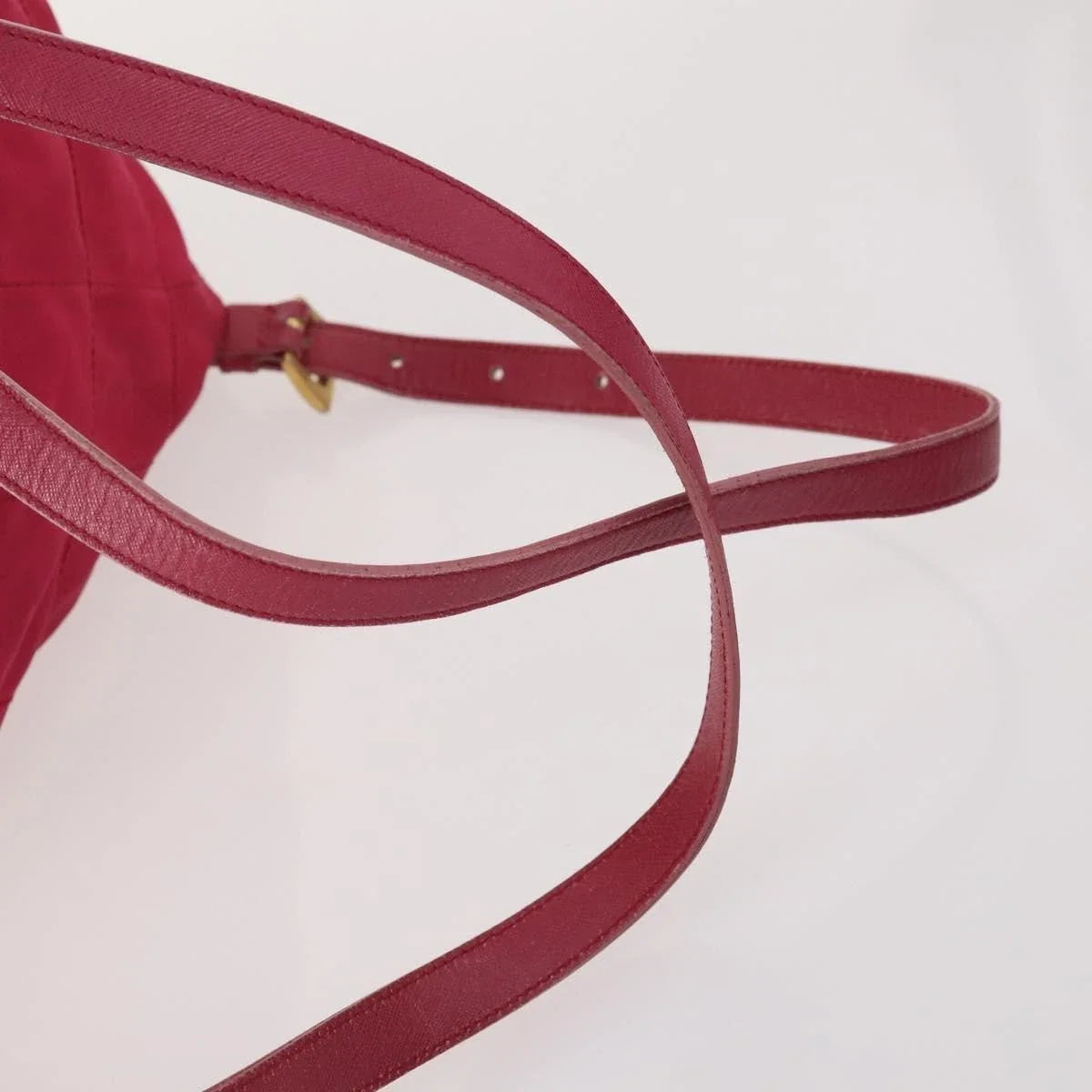 $1990 Prada Nylon Triangle Backpack Pink