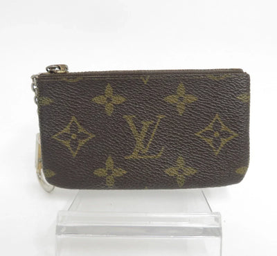 $345 LOUIS VUITTON Monogram Coin Purse Key Pochette Cles 8904ET