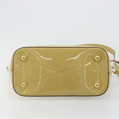 $1560 2014 LOUIS VUITTON Vernis Montebello PM Dune DR2114