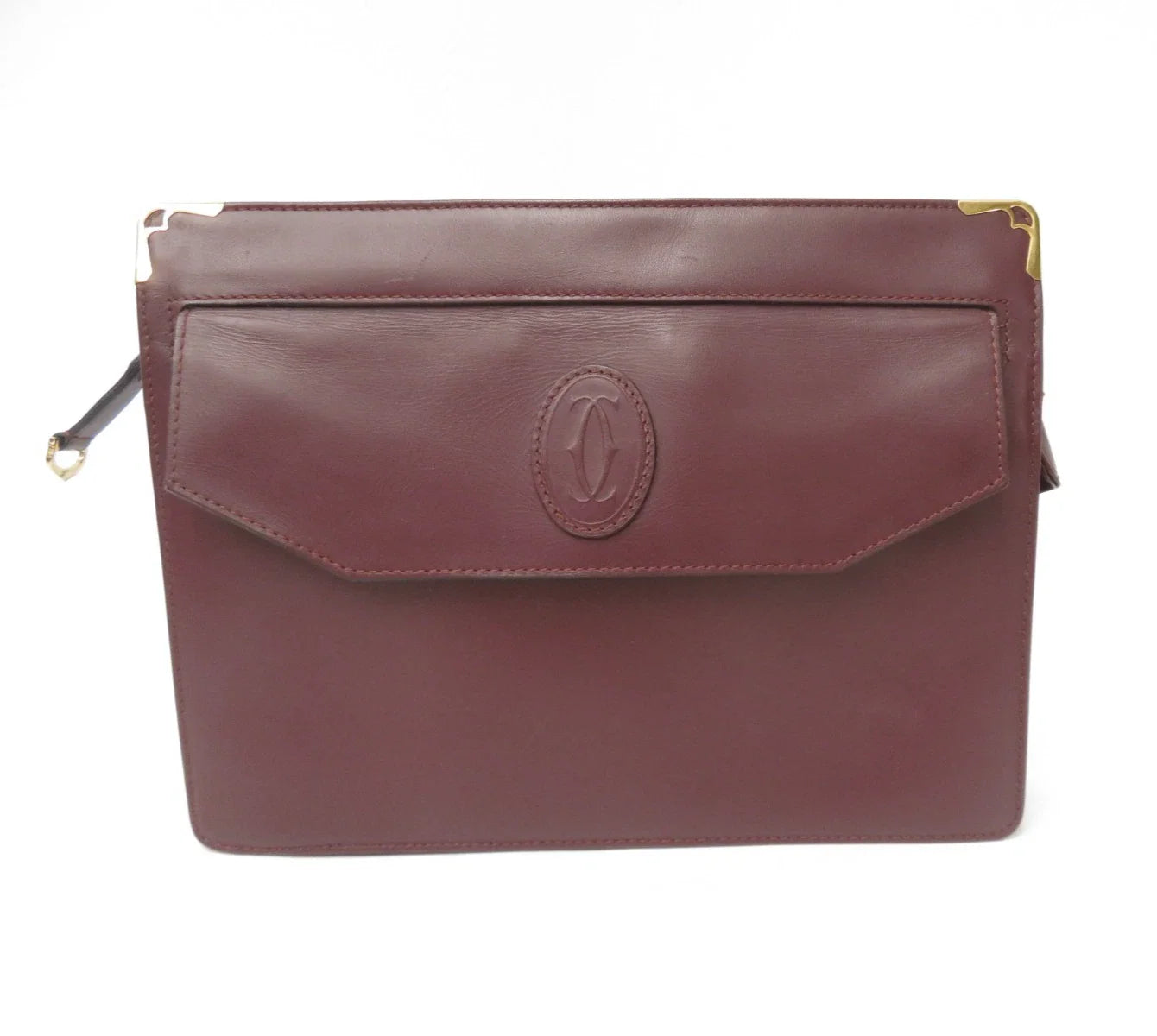 Cartier Leather Clutch Bag