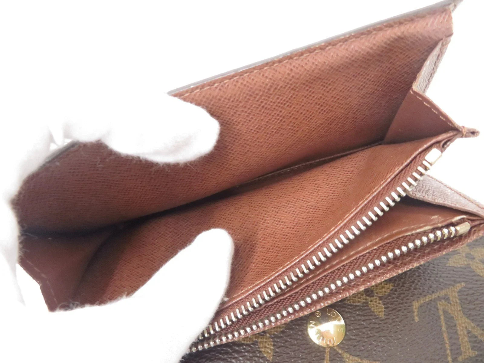 $775 LOUIS VUITTON Monogram Alexandra Trifold Wallet CA1180 2010