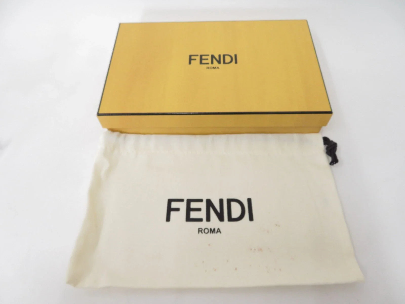 FENDI F is Leather Bifold Long Wallet