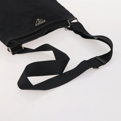 $1250 Prada Tessuto Messenger Bag Nylon Black