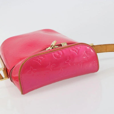 $995 2003 Louis Vuitton Fuchsia Monogram Vernis Vertical Sullivan Bag CE0013