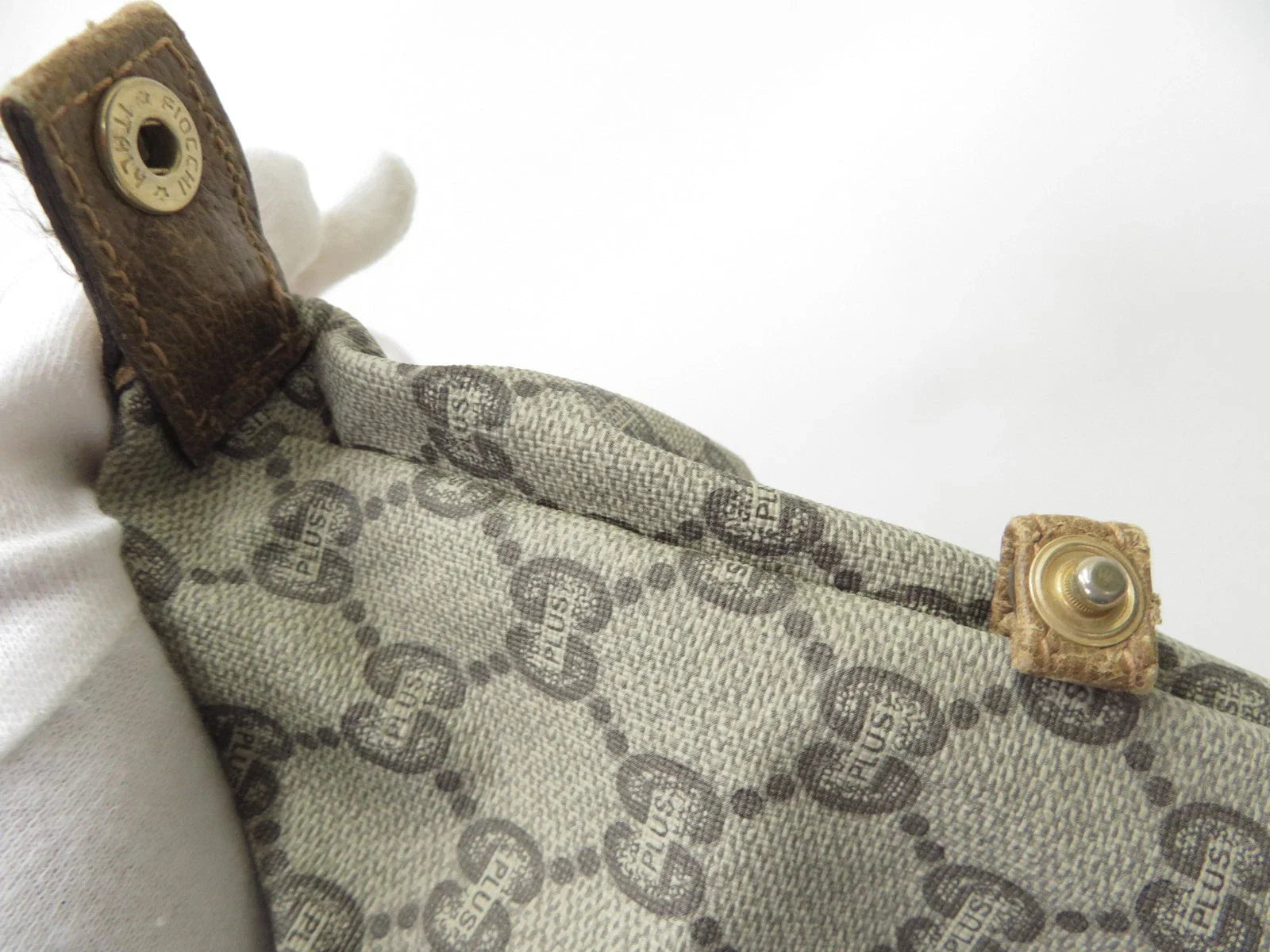 Gucci Gucci Plus Sherry Line PVC Leather Tote Shoulder Bag