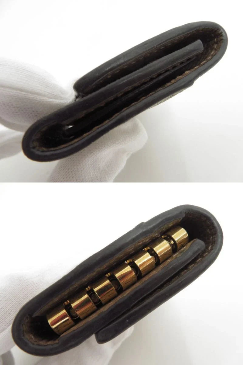 GUCCI GG Marmont Leather 6 Ring Key Case