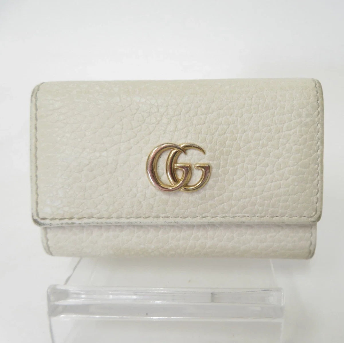 GUCCI GG Marmont Leather 6 Ring Key Case