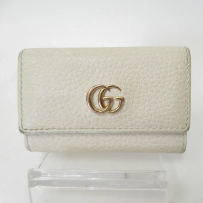 GUCCI GG Marmont Leather 6 Ring Key Case