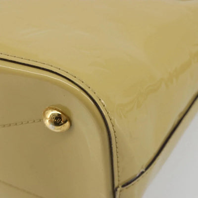 $1560 2014 LOUIS VUITTON Vernis Montebello PM Dune DR2114