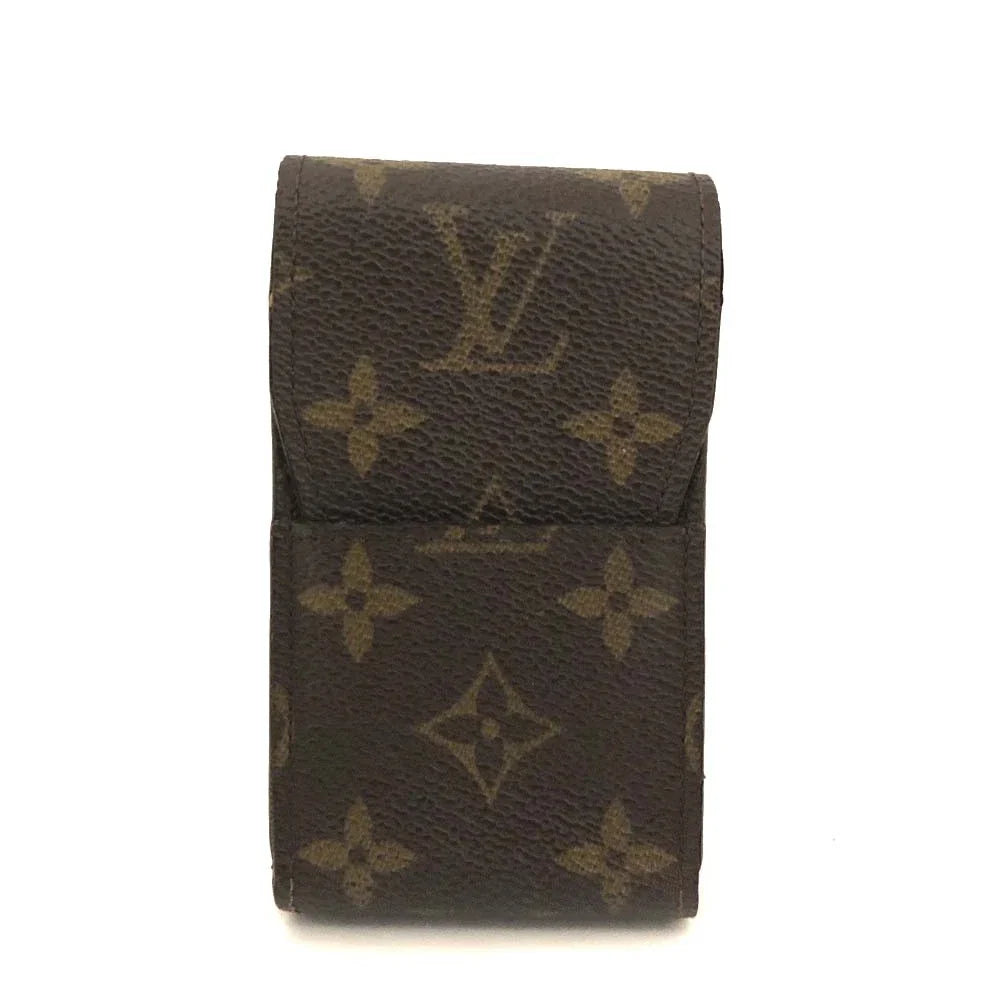 Louis Vuitton Monogram Cigarette Tobacco Case Brown CT0091