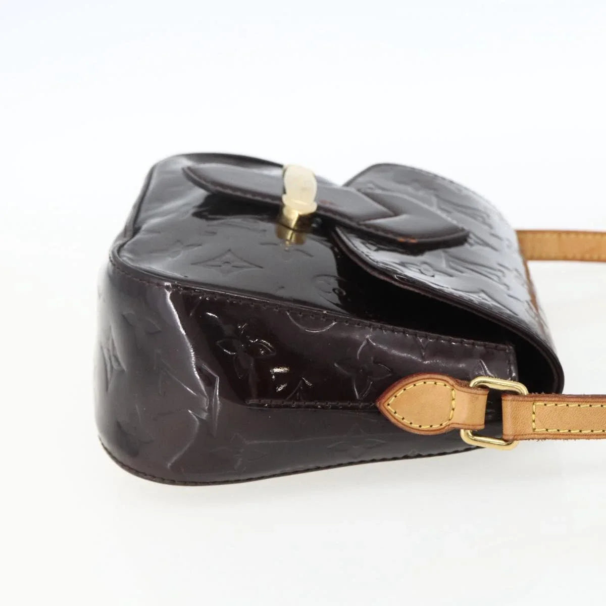 $1640 2011 LOUIS VUITTON Monogram Vernis Bellflower GM Amarante FL4111