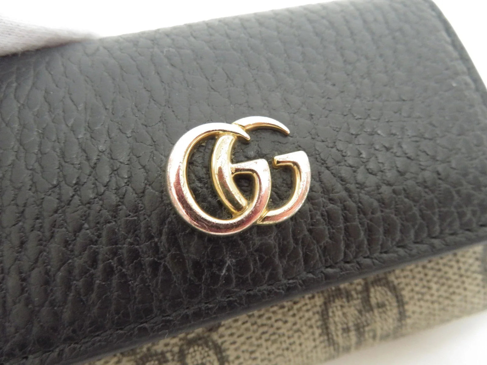 GUCCI GG Marmont Leather 6 Ring Key Case