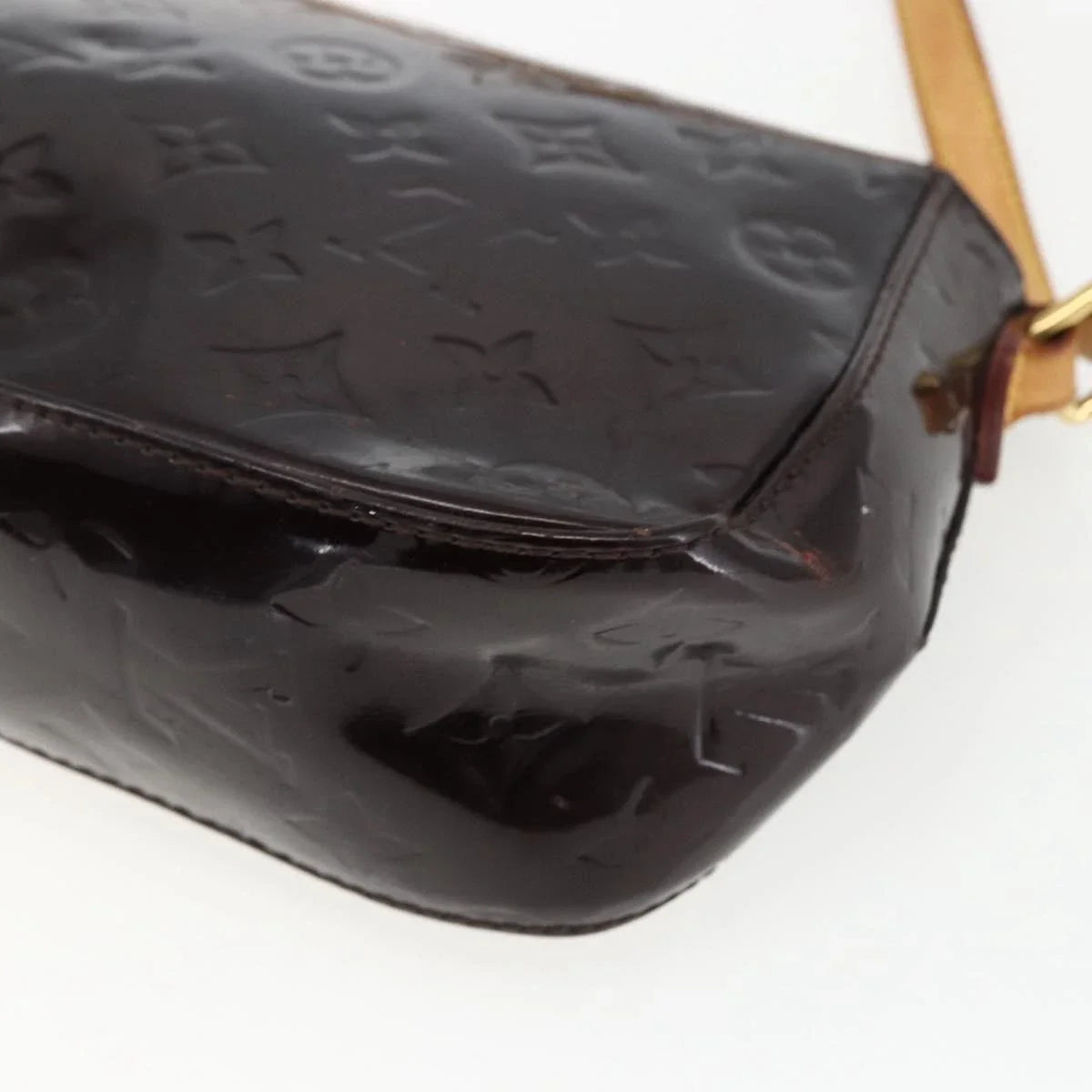 $1640 2011 LOUIS VUITTON Monogram Vernis Bellflower GM Amarante FL4111
