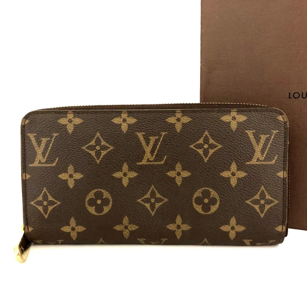 PRE-ORDER Louis Vuitton Monogram Zippy Zip Around Long Wallet Purse Brown CA0128