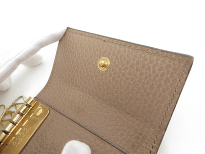 GUCCI GG Marmont Leather 6 Ring Key Case