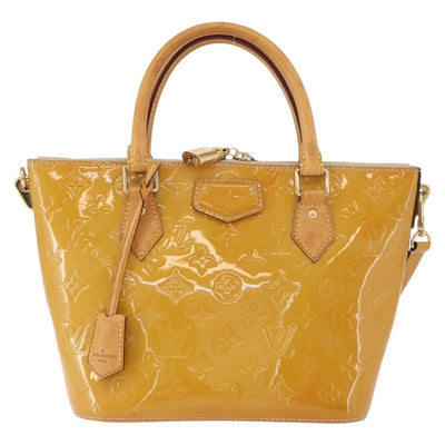 $1560 2014 LOUIS VUITTON Vernis Montebello PM Dune DR2194