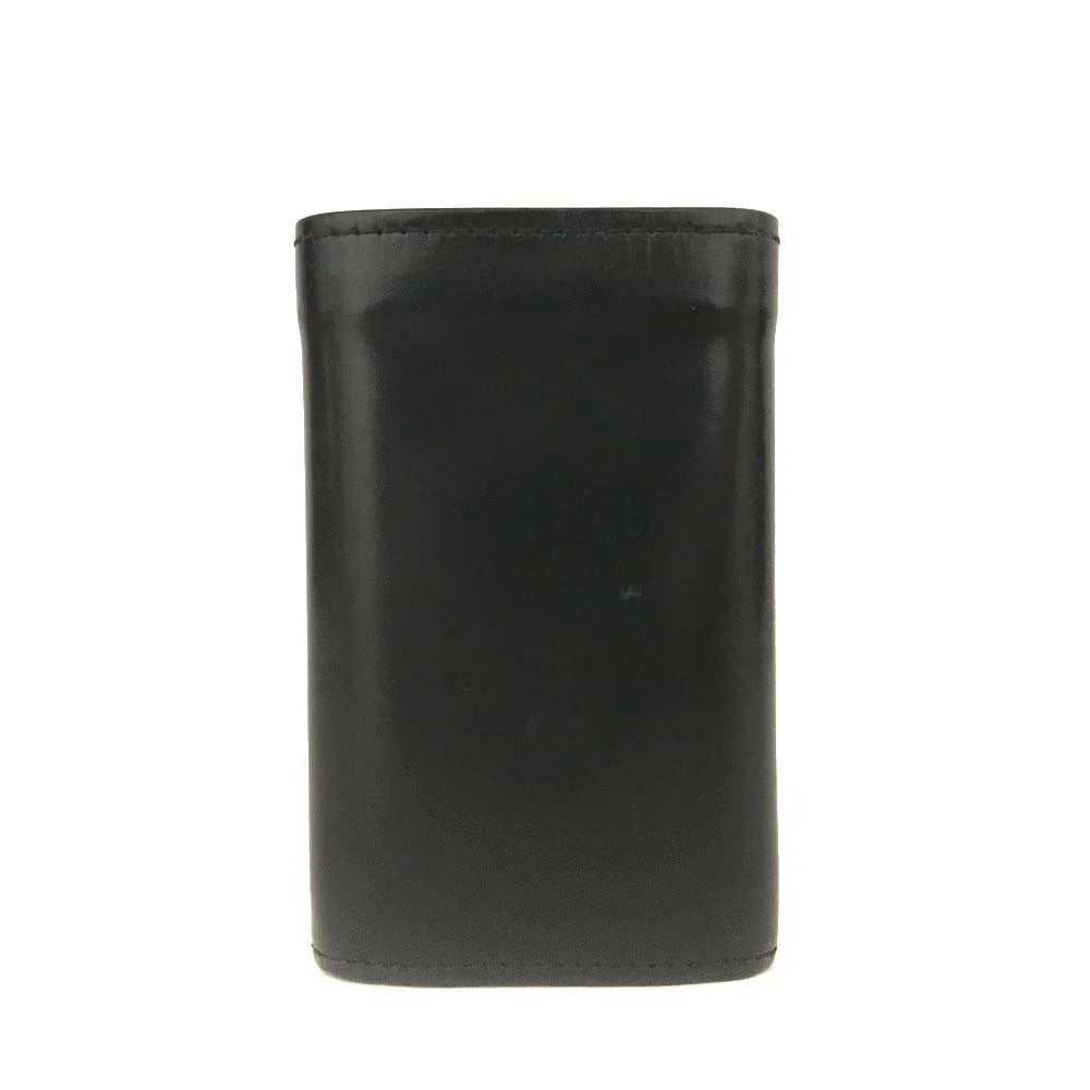 Salvatore Ferragamo Gancini Leather 6 Ring Key Case Black