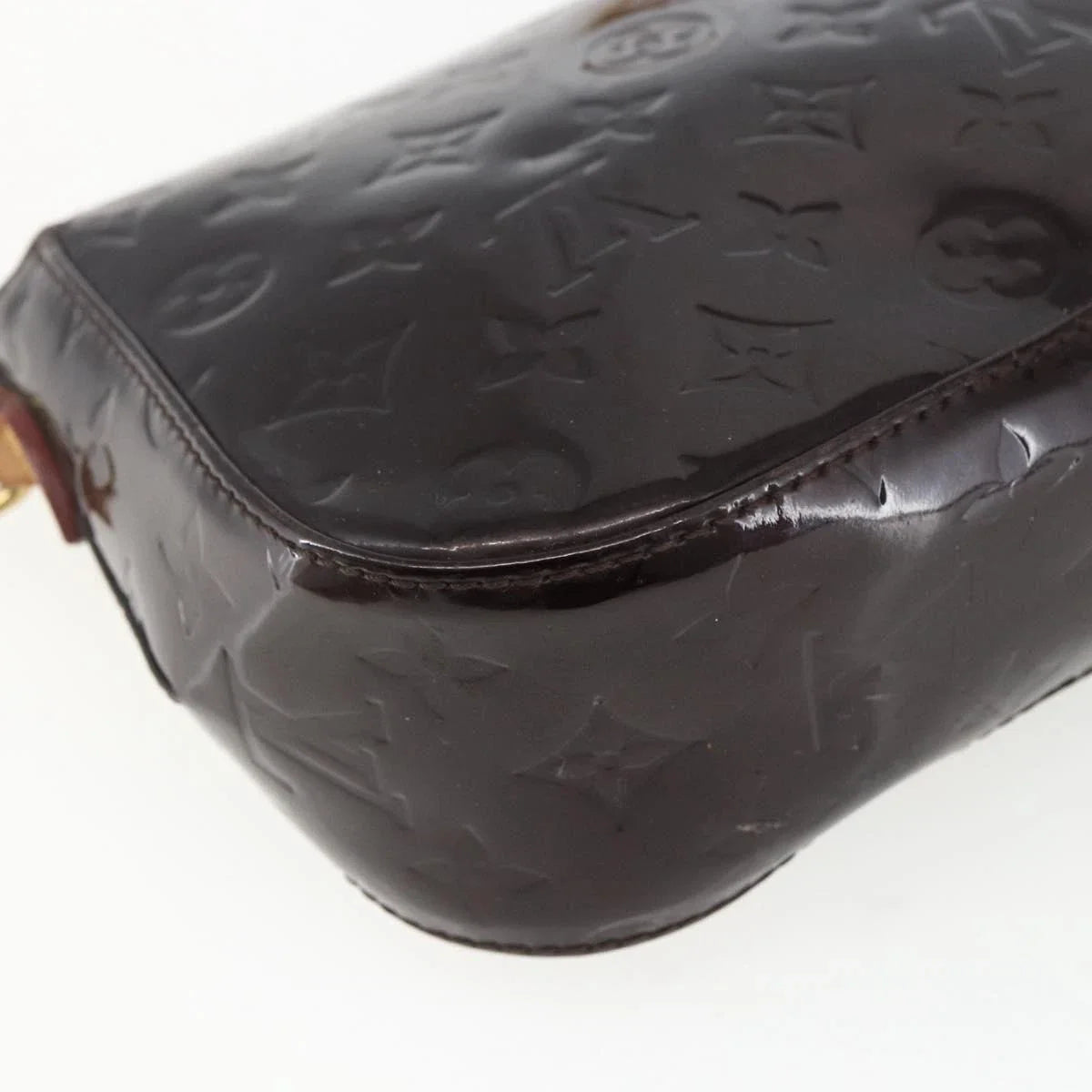$1640 2011 LOUIS VUITTON Monogram Vernis Bellflower GM Amarante FL4111