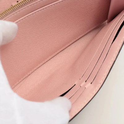 Louis Vuitton Damier Portefeuille Sarah N60114 Rose Ballerine Long Wallet