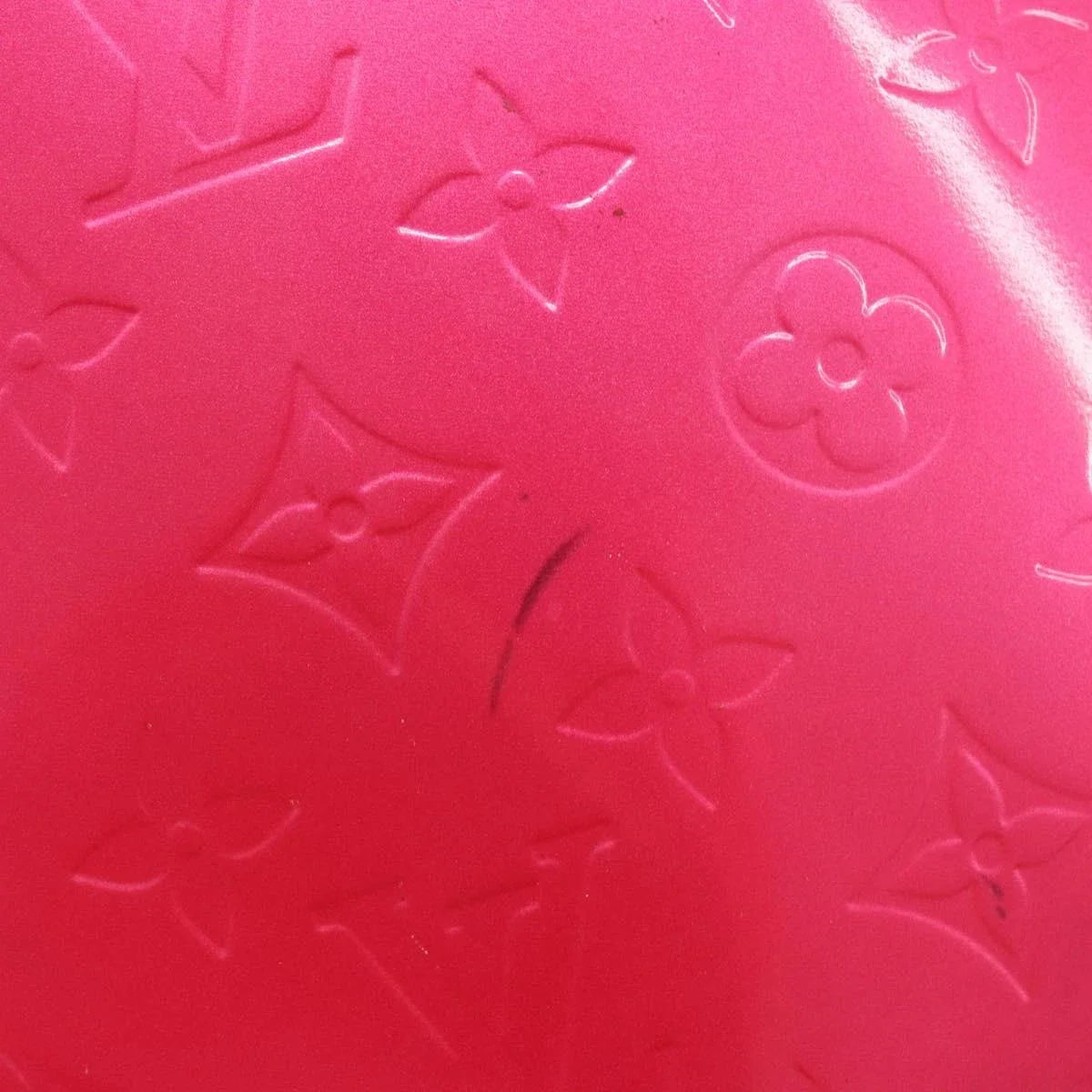 $995 2003 Louis Vuitton Fuchsia Monogram Vernis Vertical Sullivan Bag CE0013