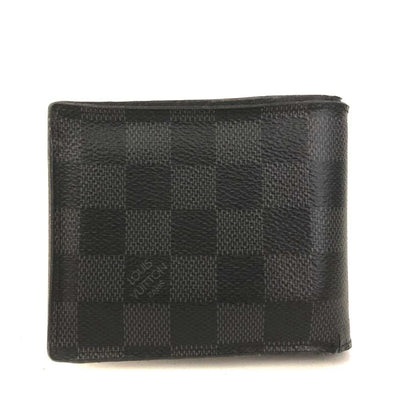 $750 Louis Vuitton Damier Graphite Portefeiulle Amerigo NM Bifold Wallet RA1200