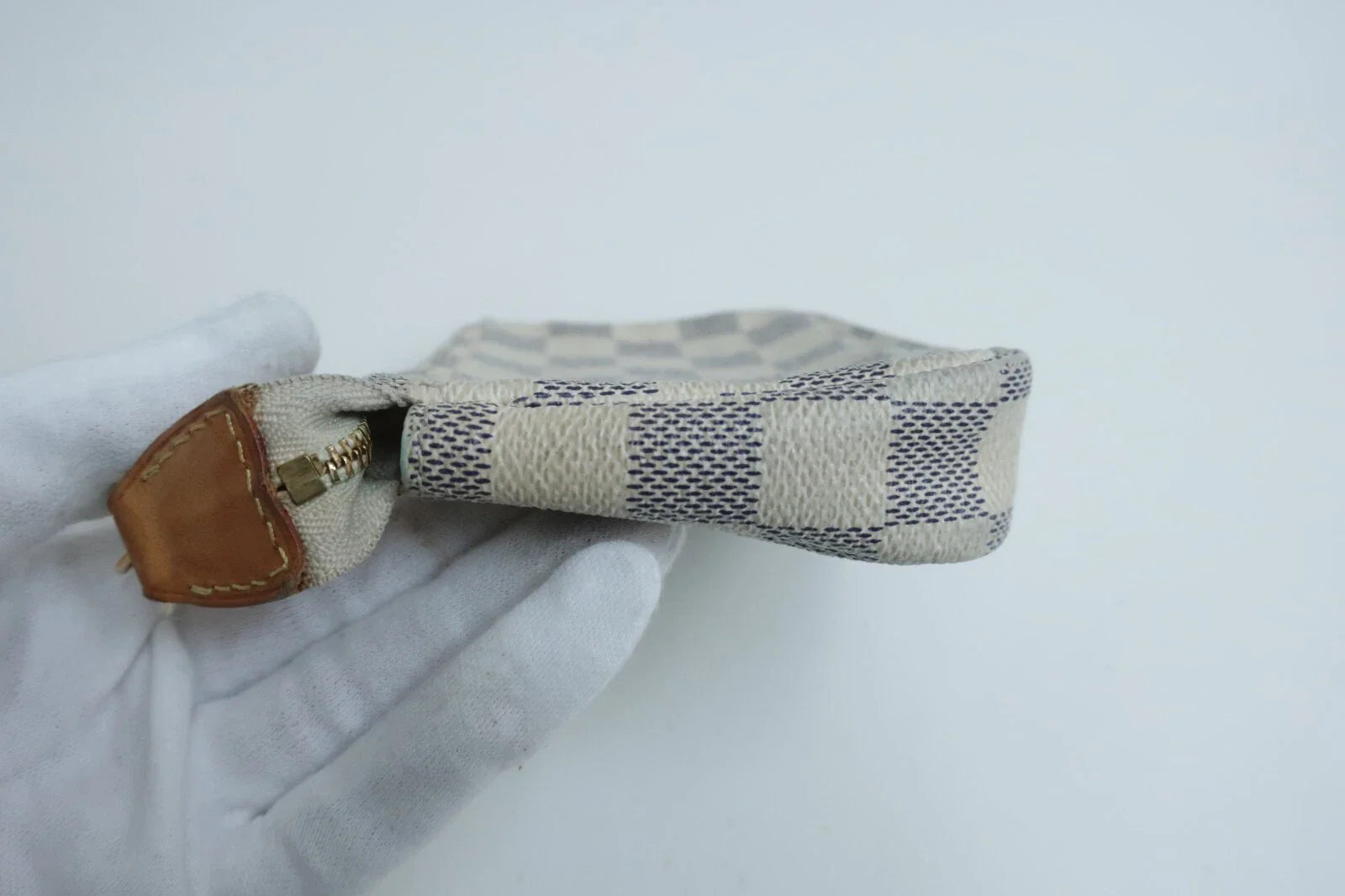 Louis Vuitton Damier Azur Mini Pochette Accessories Pouch Bag