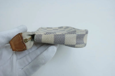 Louis Vuitton Damier Azur Mini Pochette Accessories Pouch Bag