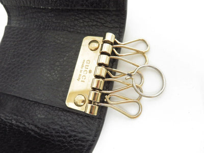 GUCCI GG Marmont Leather 6 Ring Key Case