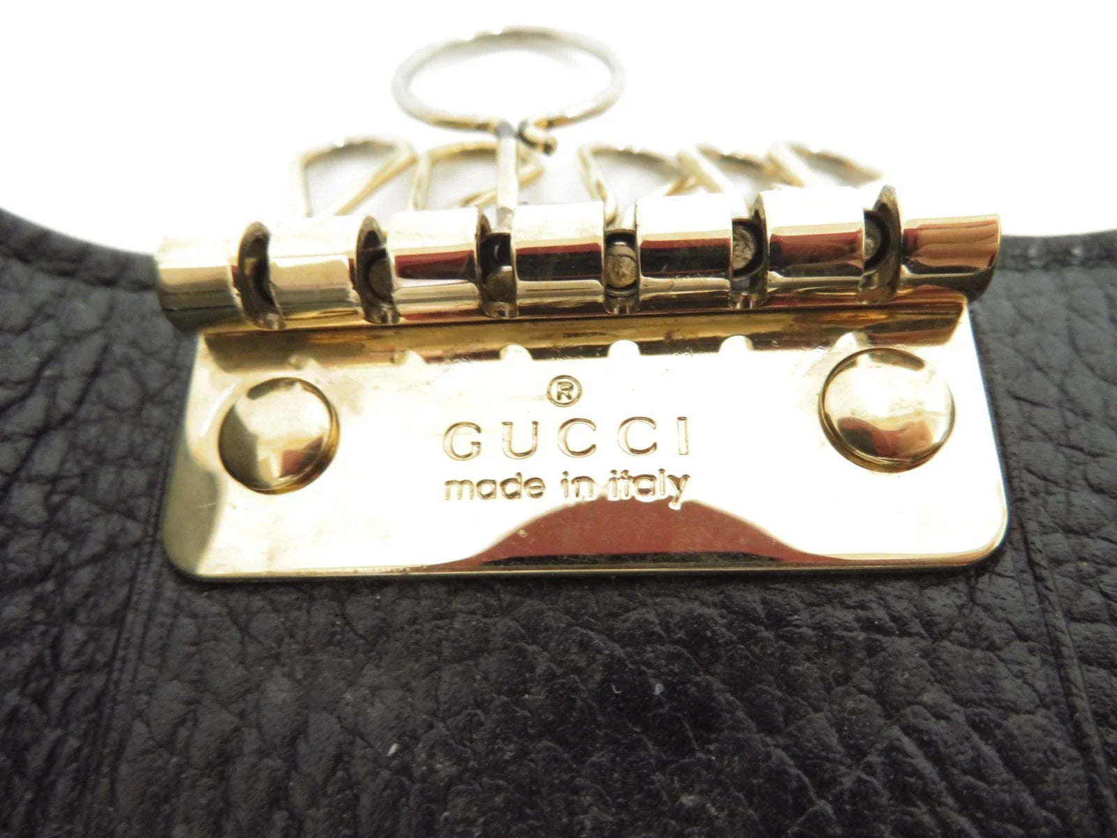 GUCCI GG Marmont Leather 6 Ring Key Case
