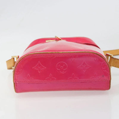 $995 2003 Louis Vuitton Fuchsia Monogram Vernis Vertical Sullivan Bag CE0013