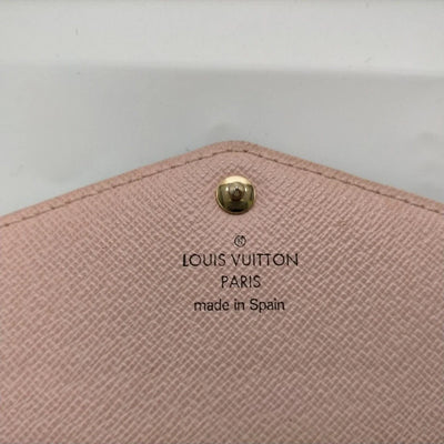 $740 2018 Louis Vuitton  Sarah Wallet NM Brown Monogram CA3128