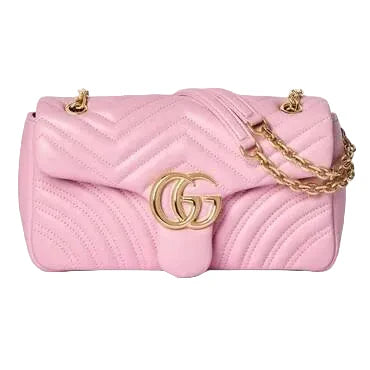 $2850 Gucci Gg Marmont Leather Shoulder Bag CONSIGNMENT
