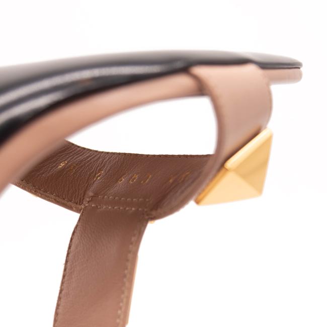NEW Valentino Beige Roman Stud T-strap Sandal Eu 36 Pumps