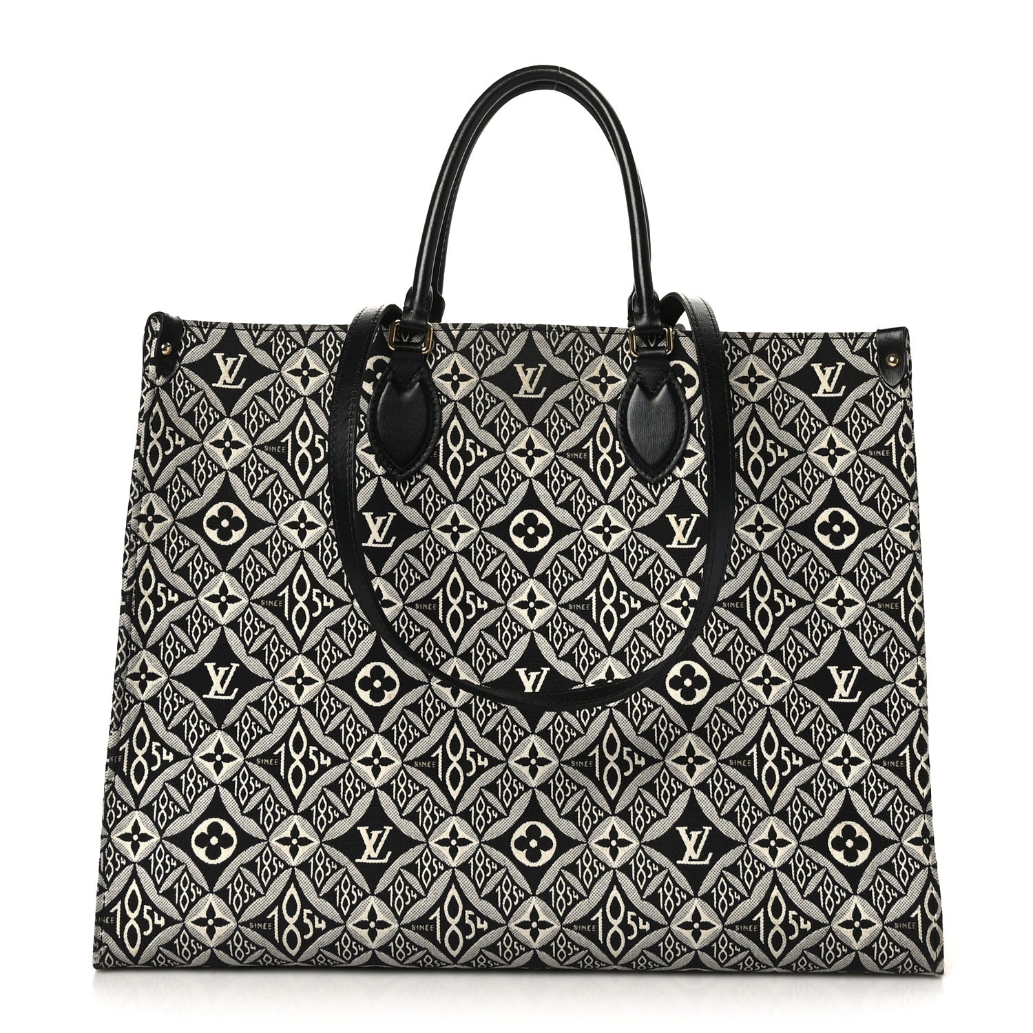 LOUIS VUITTON Jacquard Since 1854 Onthego GM Grey