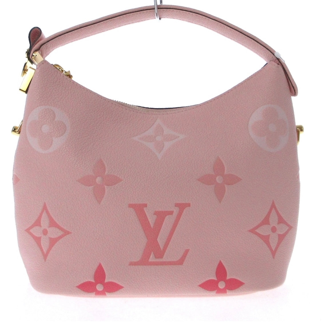 Louis Vuitton Empreinte Monogram Giant By The Pool Marshmallow Hobo PM Bouton De Rose