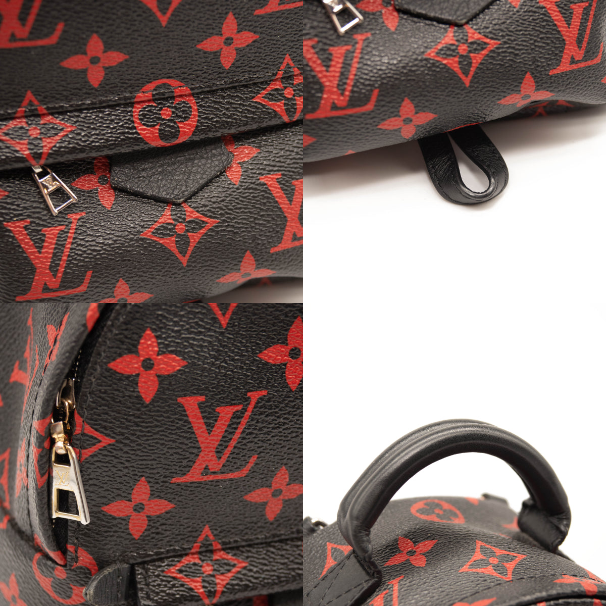 LOUIS VUITTON Monogram Infrarouge Palm Springs Backpack Mini
