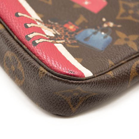 Louis Vuitton Monogram 2017 Christmas Animation Mini Pochette Accessories