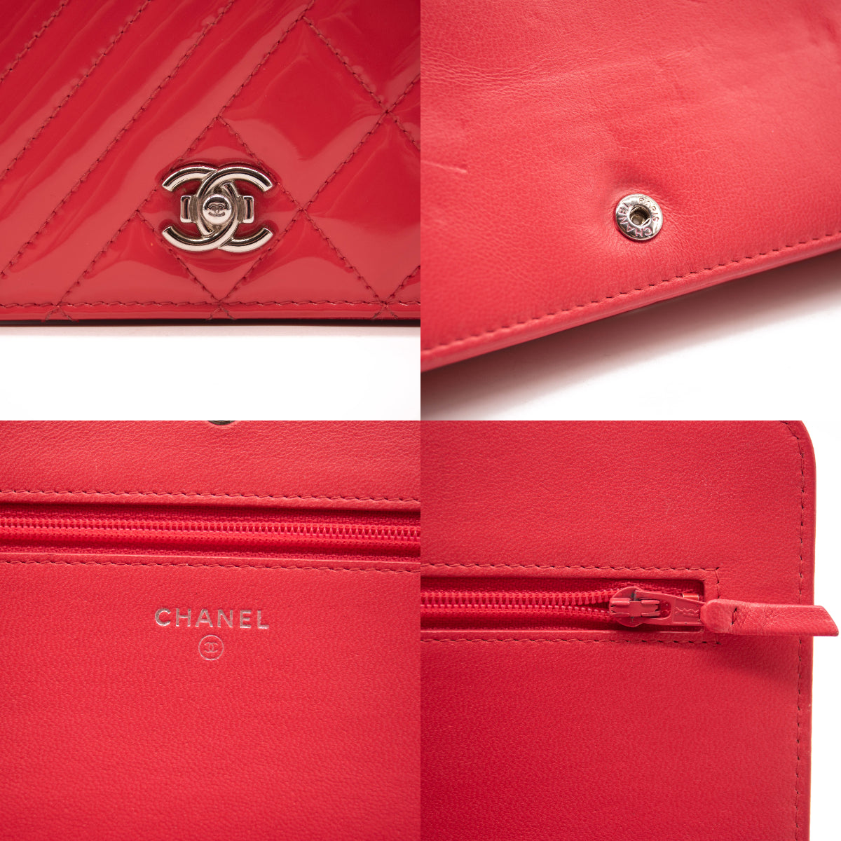 Chanel Quilted Coco Boy Wallet On Chain WOC Patent Leather Pink -  MyDesignerly