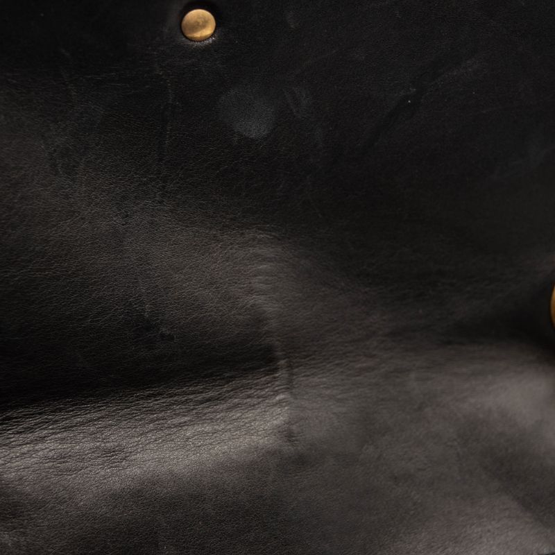 Gucci Calfskin Matelasse Studded Medium GG Marmont Shoulder Bag Black