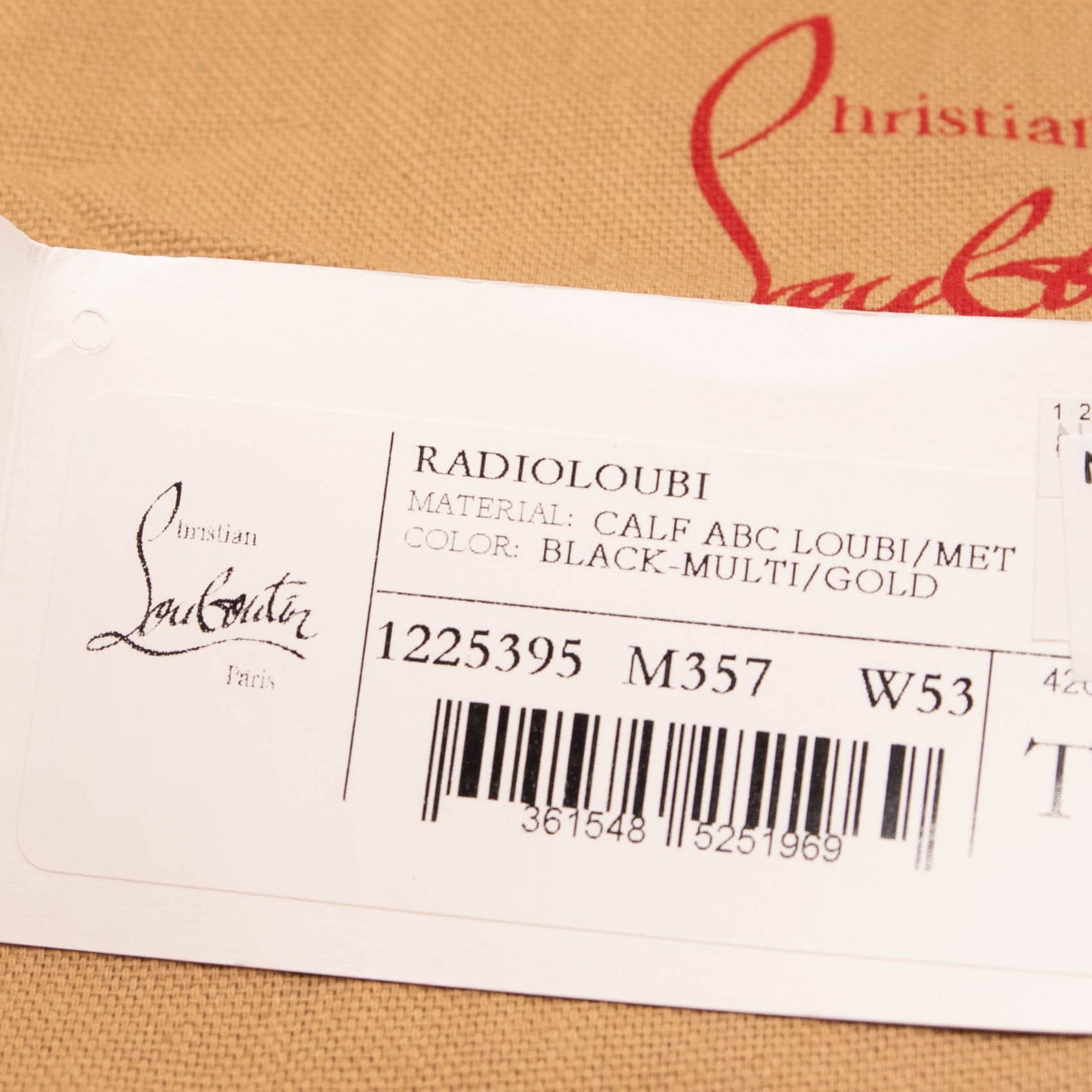 Christian Louboutin Radioloubi Logo Leather Crossbody Bag