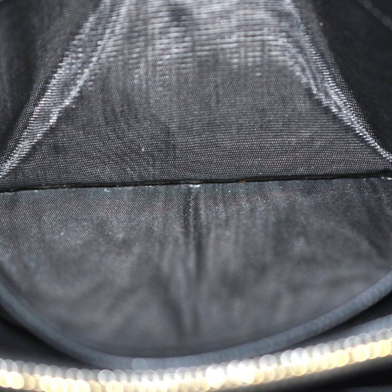 PRADA Saffiano Zip Around Wallet Black