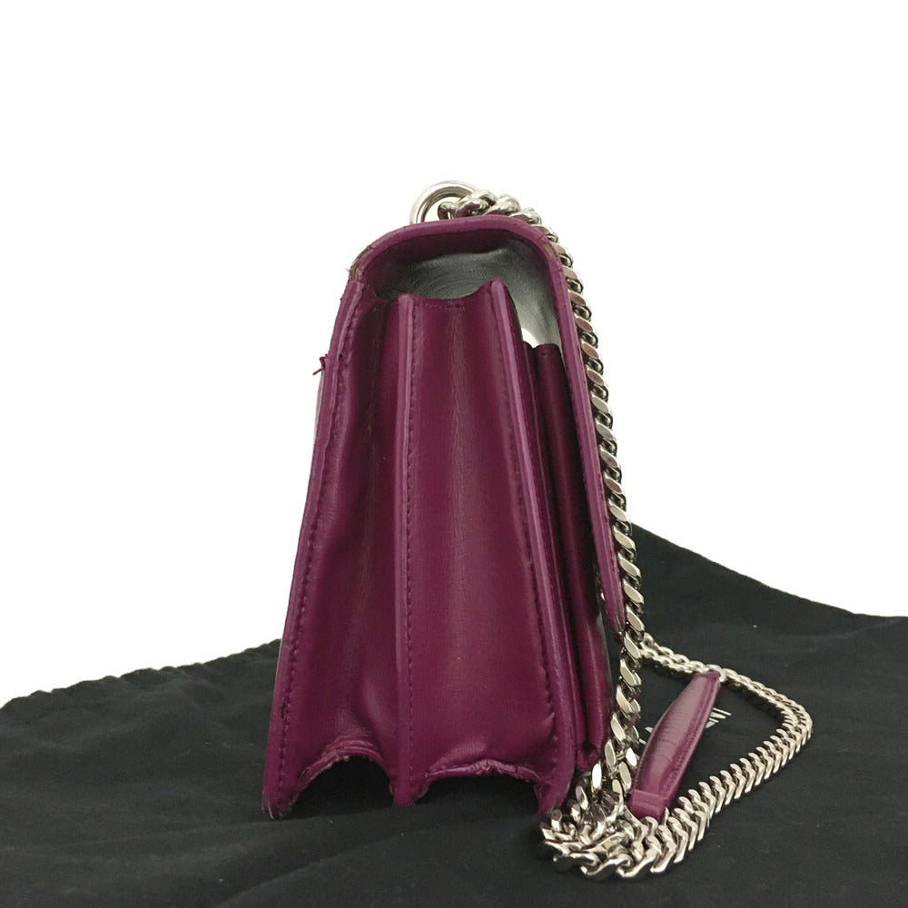 Saint Laurent Calfskin Medium Monogram Sunset Purple