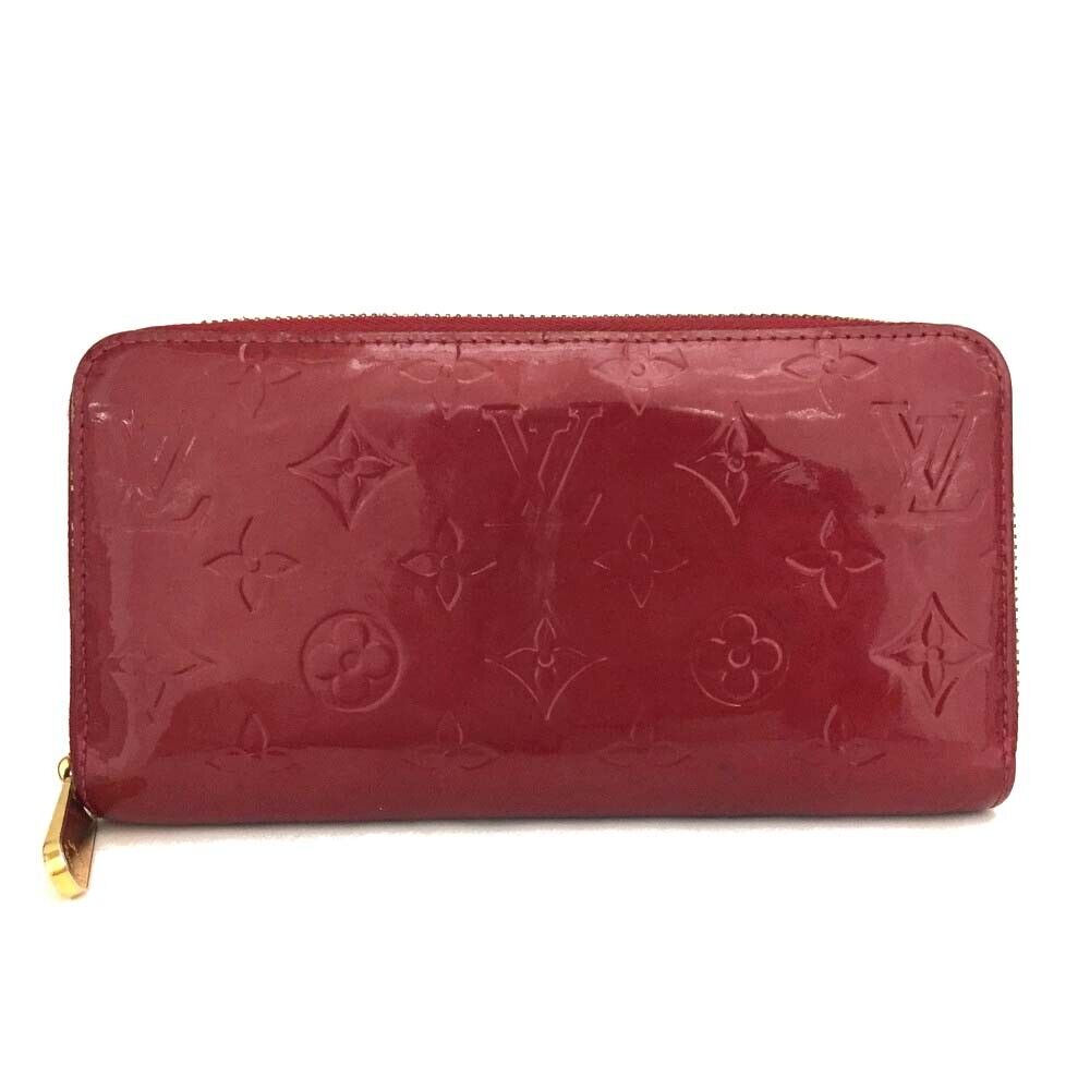 LOUIS VUITTON Vernis Zippy Wallet Pomme D'Amour CA4152