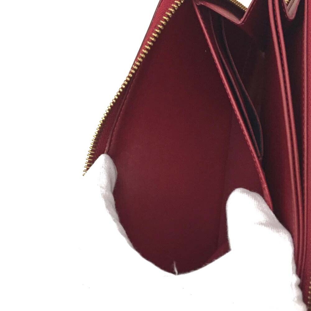 LOUIS VUITTON Vernis Zippy Wallet Pomme D'Amour CA4152