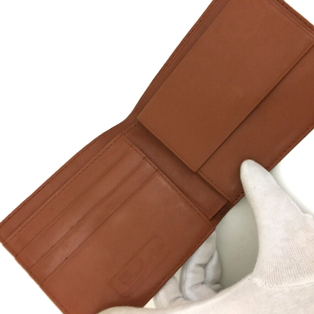 MCM Brown Bifold Wallet Men Visetos