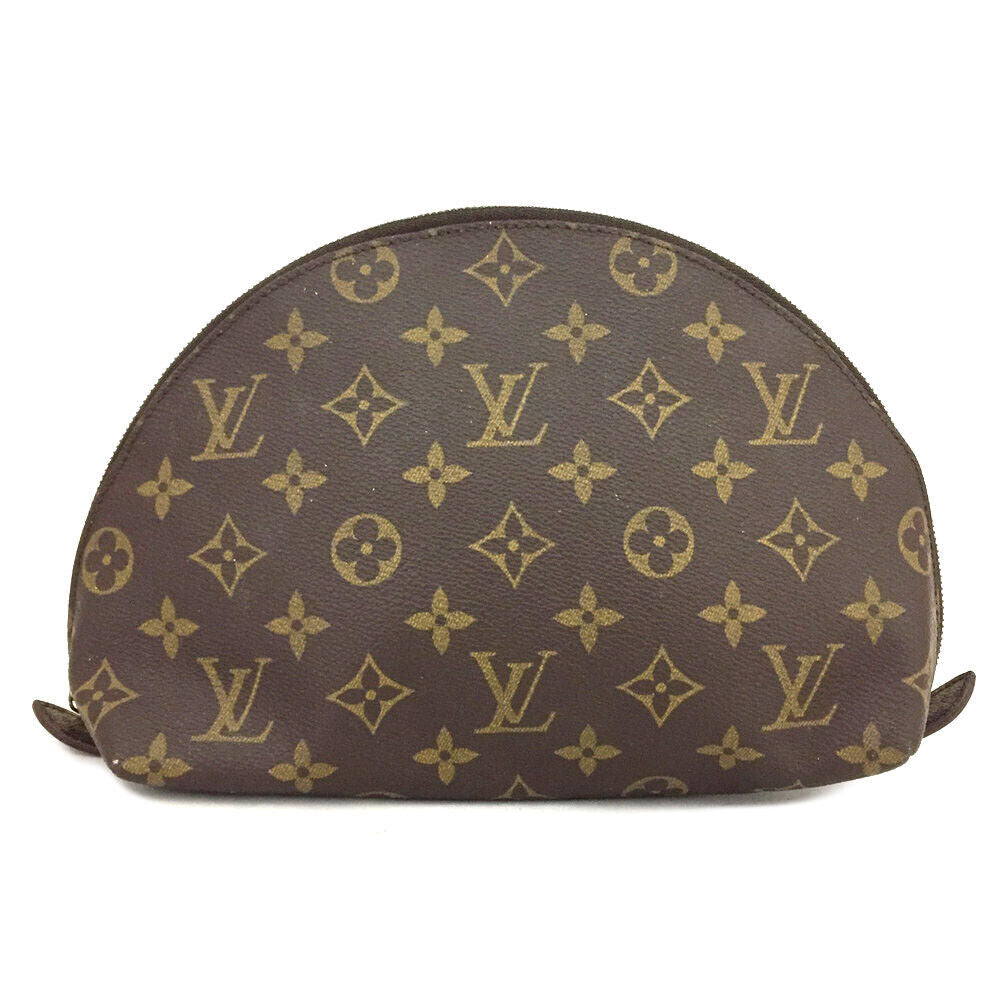 Louis Vuitton Monogram Trousse Demi Ronde