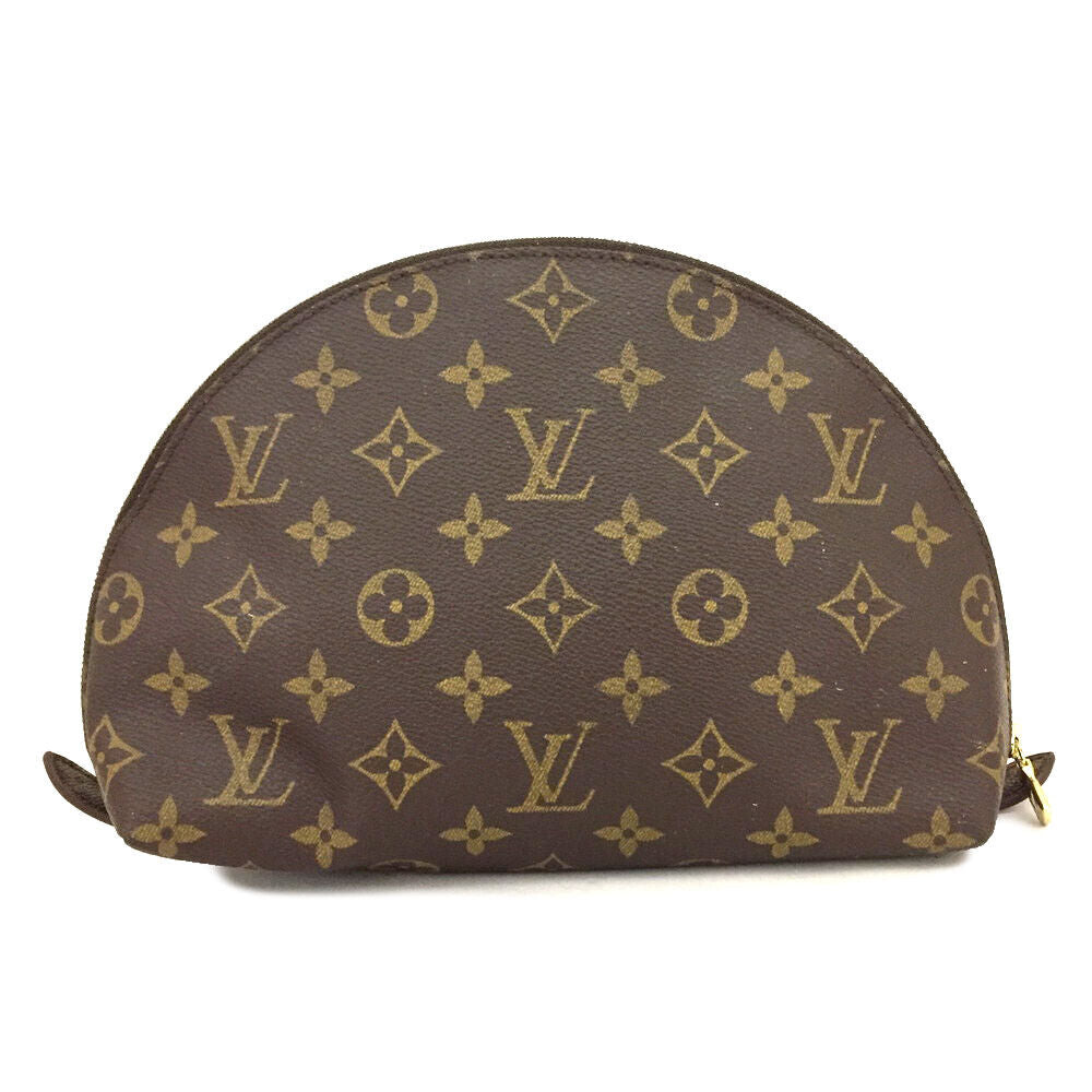 Louis Vuitton Monogram Trousse Demi Ronde