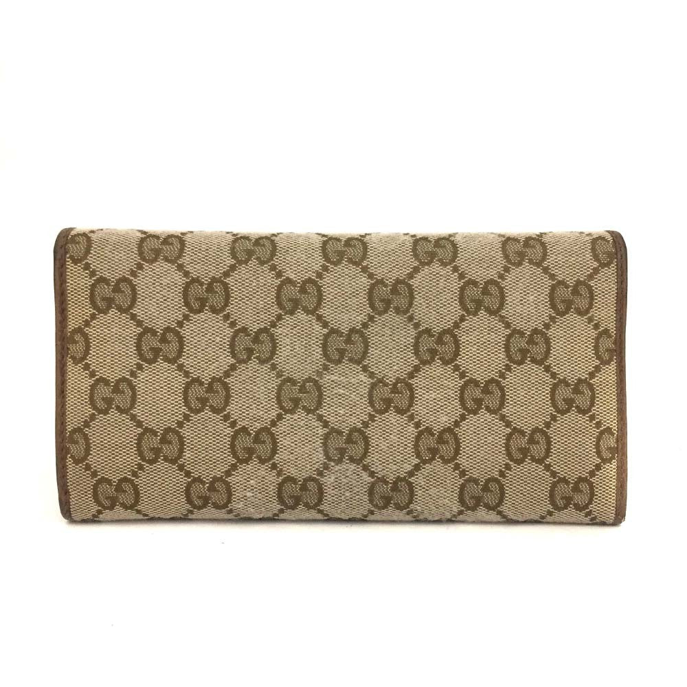 Gucci Brown & Beige Dollar GG Women's Wallet